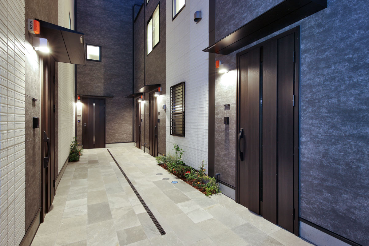 テラスハウスの外観